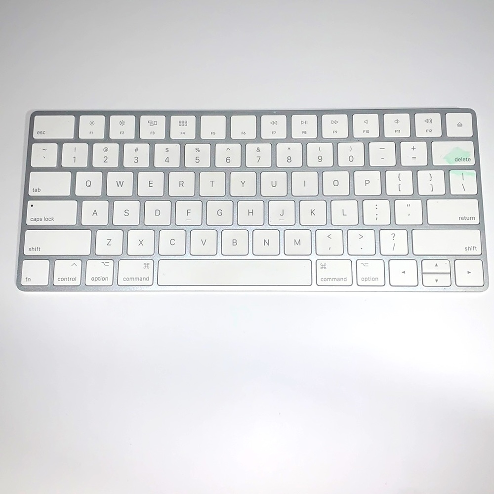 Apple keyboard and Apple mouse